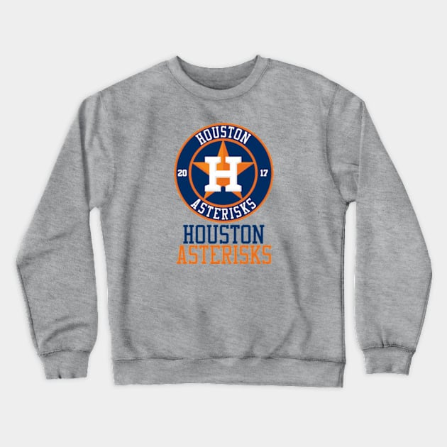 Houston Asterisks Crewneck Sweatshirt by Happy Asmara